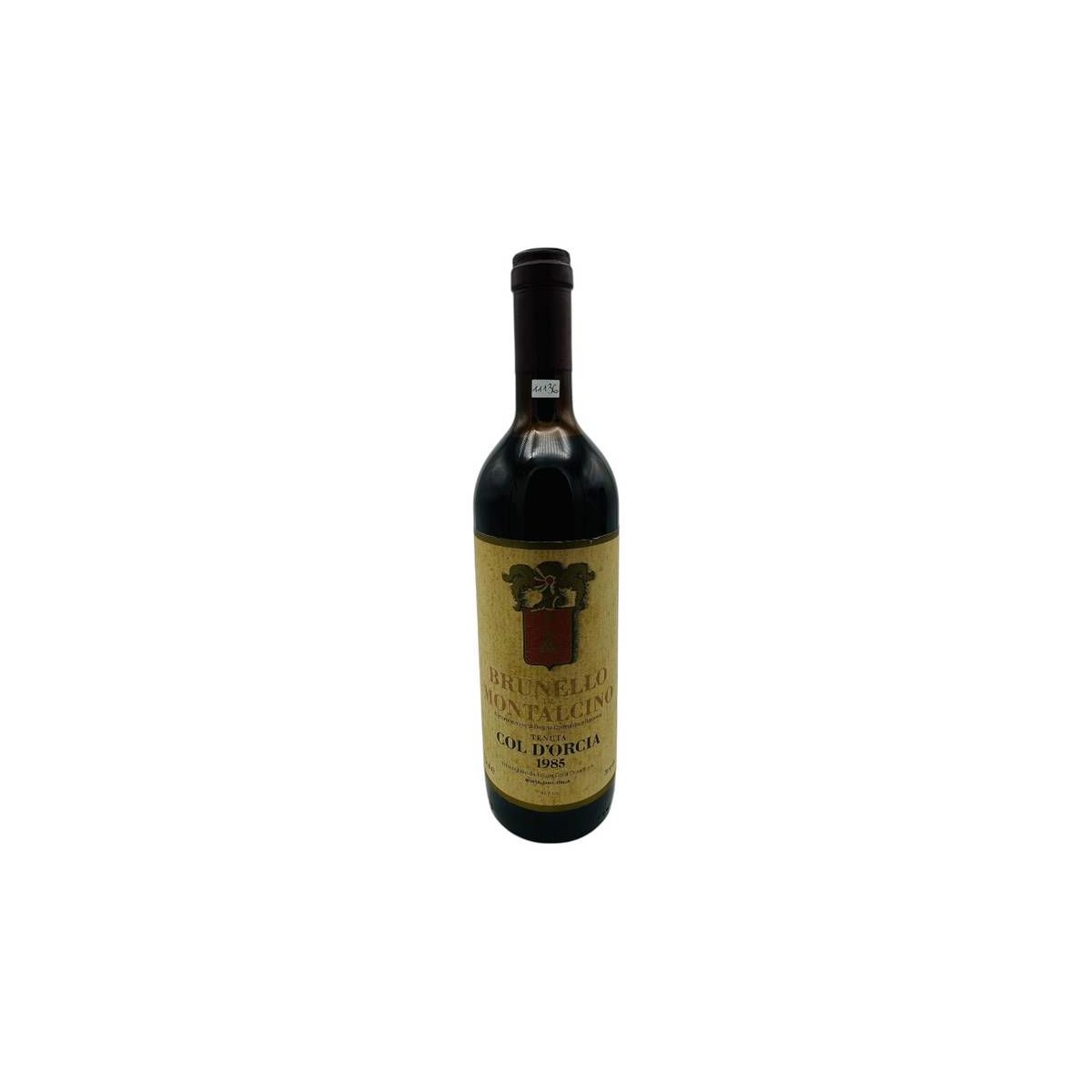 Vintage Bottle - Tenuta Col d'Orcia Brunello di Montalcino DOCG 1985 0,75 lt. - COD. 11136 - Enoteca Bevi Bene