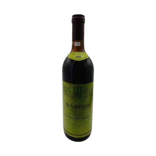 Vintage Bottle - Gigi Rosso Barolo DOCG "Cascina Arione" 1981 0,75 lt. - COD. 11141 - Enoteca Bevi Bene