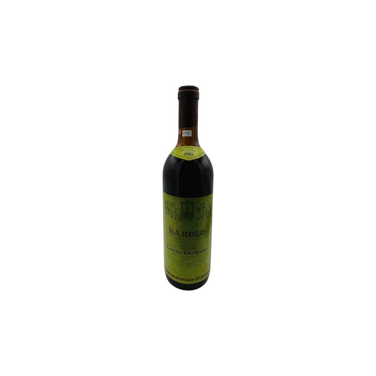 Vintage Bottle - Gigi Rosso Barolo DOCG "Cascina Arione" 1981 0,75 lt. - COD. 11141 - Enoteca Bevi Bene