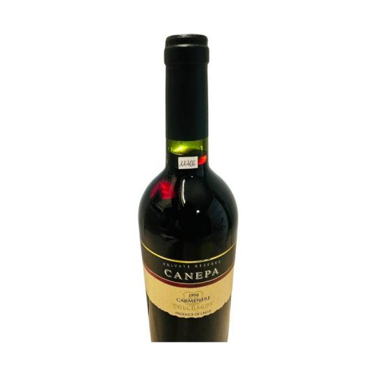 Vintage Bottle - Canepa Private Reserve Carmenere Colchagua 1998 0,75 lt. - COD. 11166