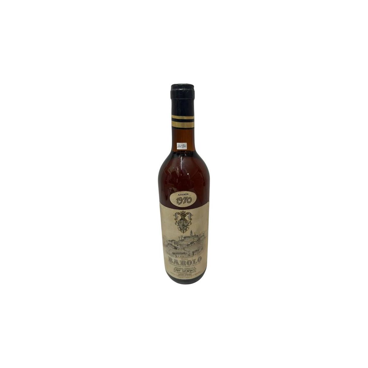 Vintage Bottle - San Quirico di Massimo Oreste Barolo DOC 1970 0,75 lt. CLEAR COLOR - COD. 11187 - Enoteca Bevi Bene