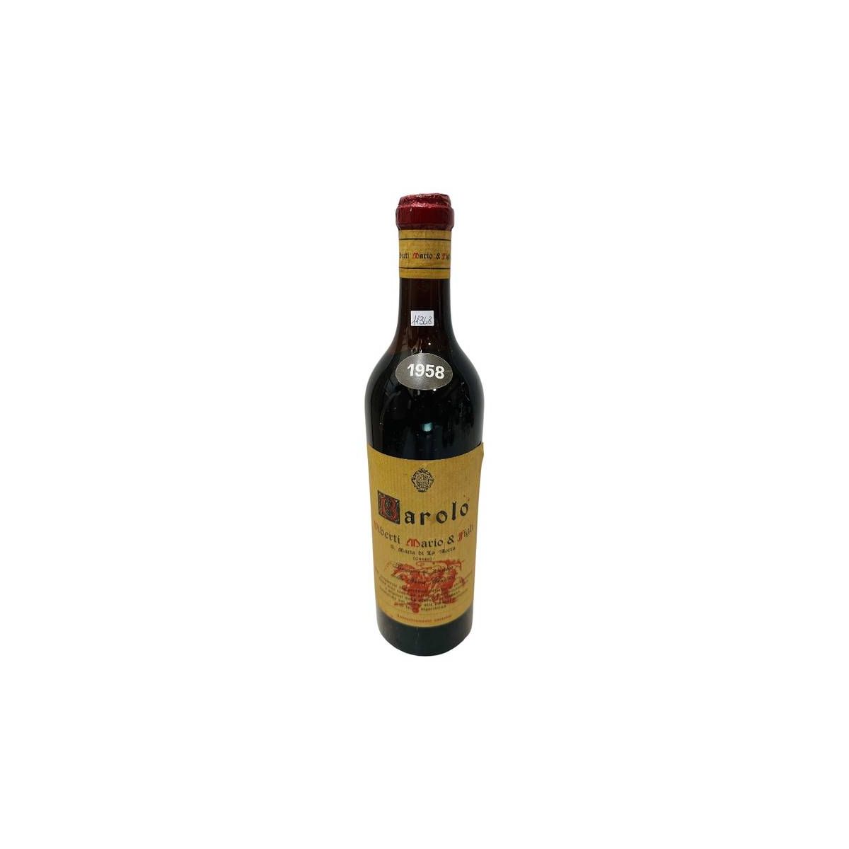 Vintage Bottle - Viberti Mario &amp; Figli Barolo 1958 0,72 lt. - COD. 11348 - Enoteca Bevi Bene
