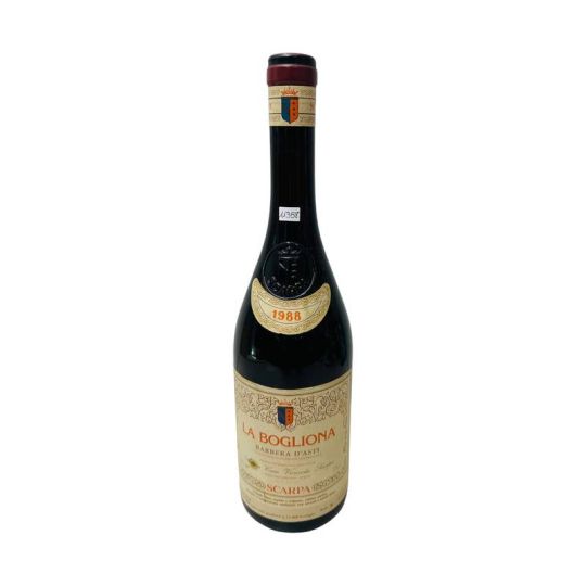 Vintage Bottle - Scarpa Barbera d'Asti DOC La Bogliona 1988 0,75 lt. - COD. 11358 - Enoteca Bevi Bene