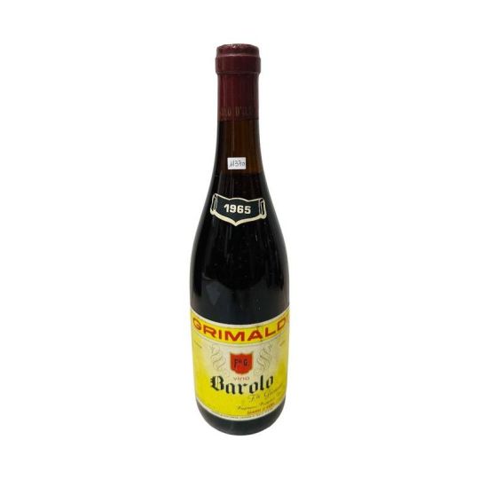 Vintage Bottle - Grimaldi Barolo DOC 1965 0,72 lt. - COD. 11370 - Enoteca Bevi Bene