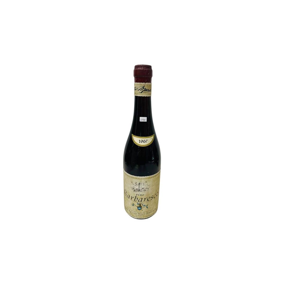 Vintage Bottle - Mario Minuto Barbaresco DOC 1967 0,72 lt. - COD. 11391