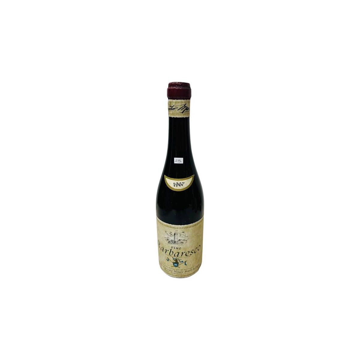 Vintage Bottle - Mario Minuto Barbaresco DOC 1967 0,72 lt. - COD. 11393 - Enoteca Bevi Bene