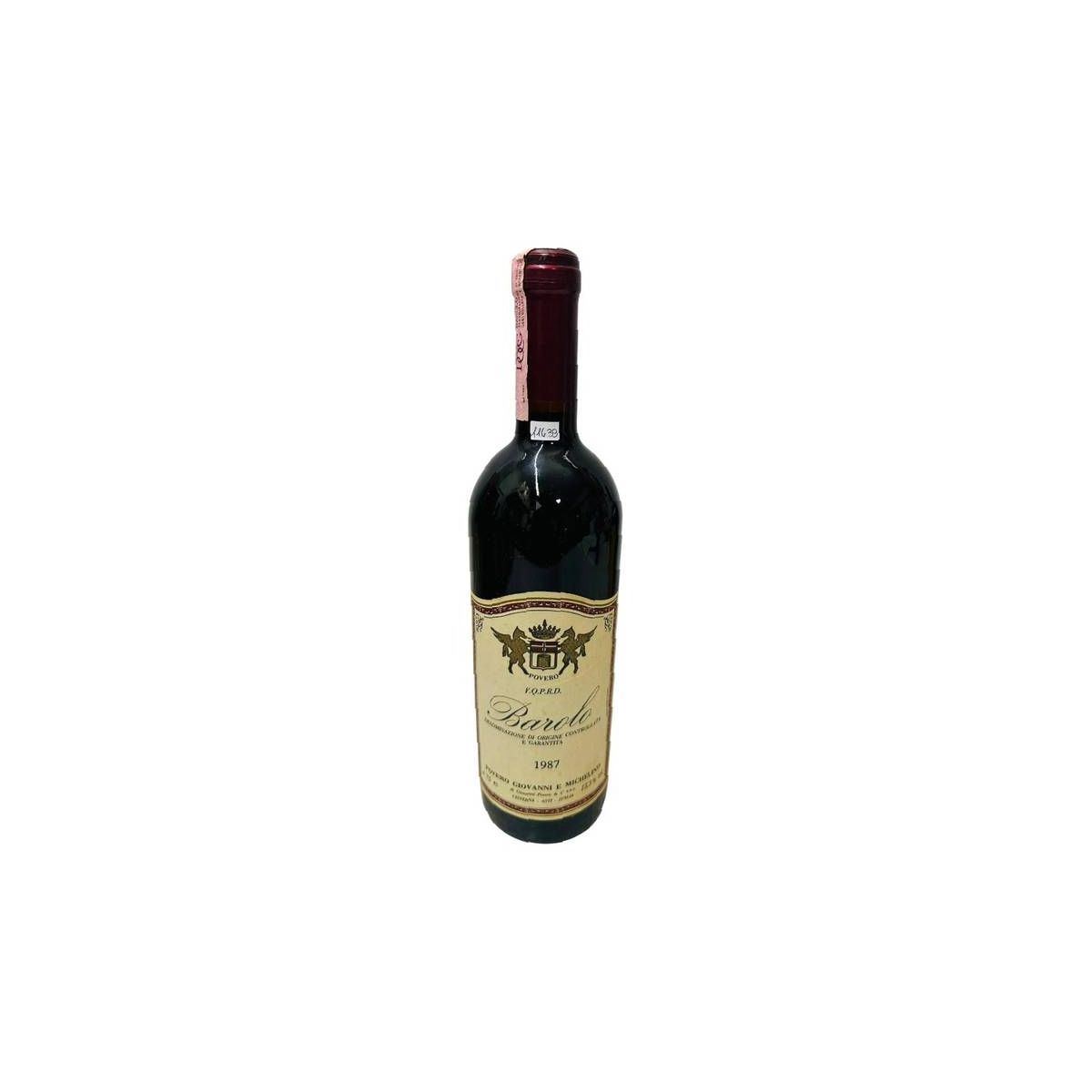 Vintage Bottle - Povero Giovanni e Michelino Barolo DOCG 1987 0,75 lt. - COD. 11439- Enoteca Bevi Bene