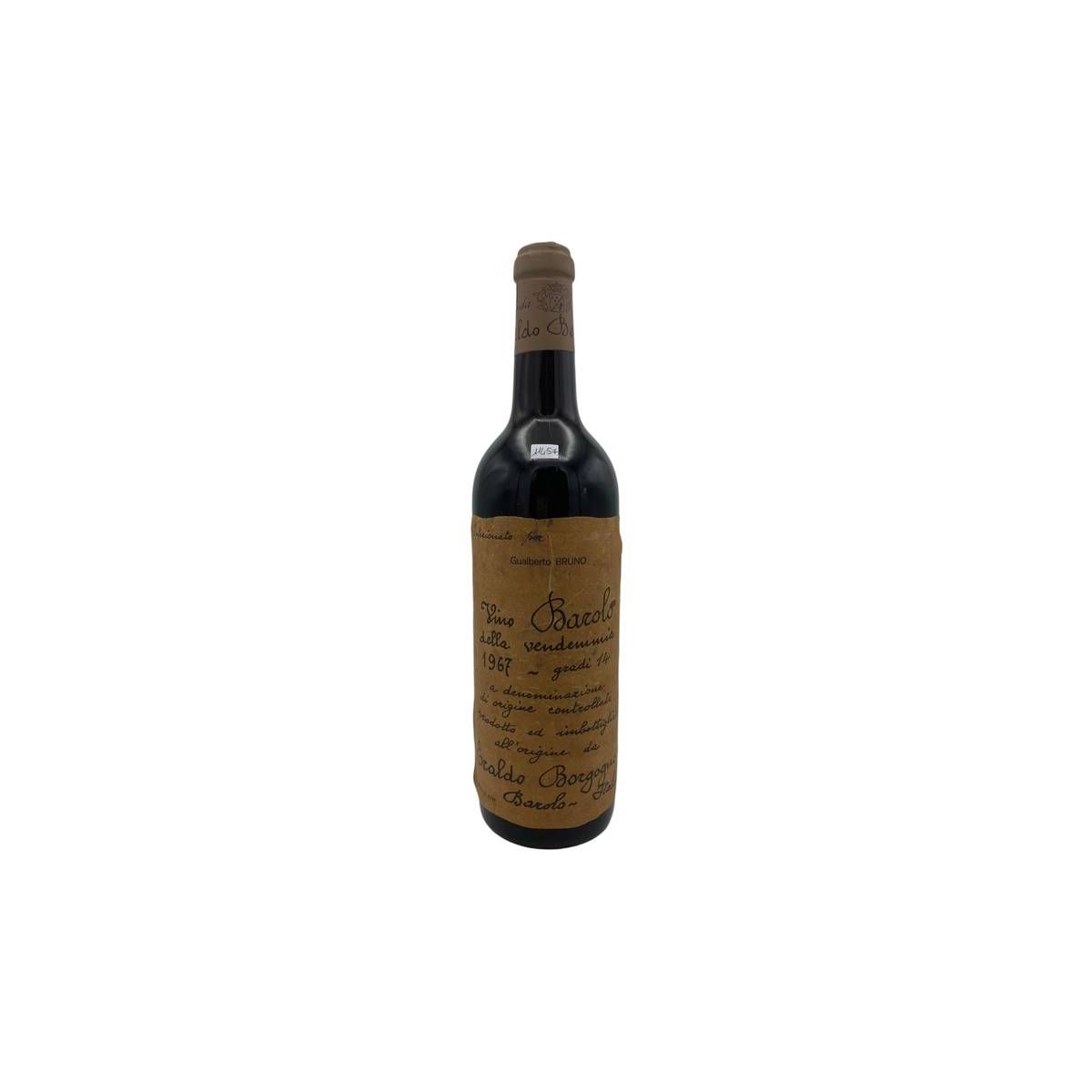 Vintage Bottle - Eraldo Borgogno Barolo DOC 1967 0,72 lt. - COD. 11457 - Enoteca Bevi Bene