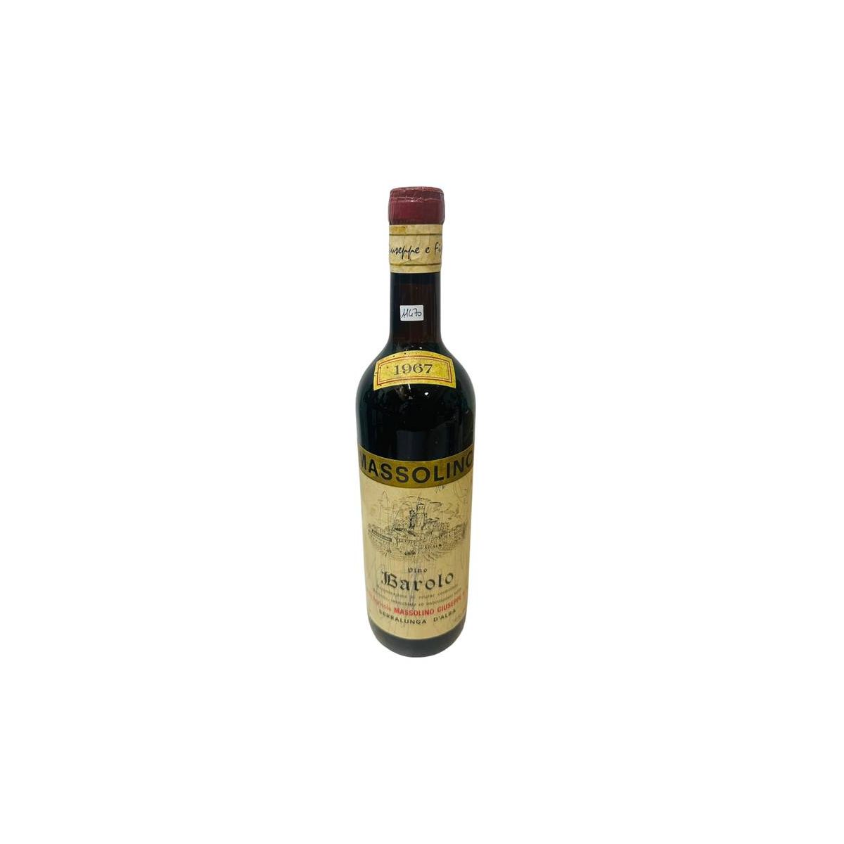 Vintage Bottle - Massolino Giuseppe Barolo DOC 1967 0,72 lt. - COD. 11470 - Enoteca Bevi Bene