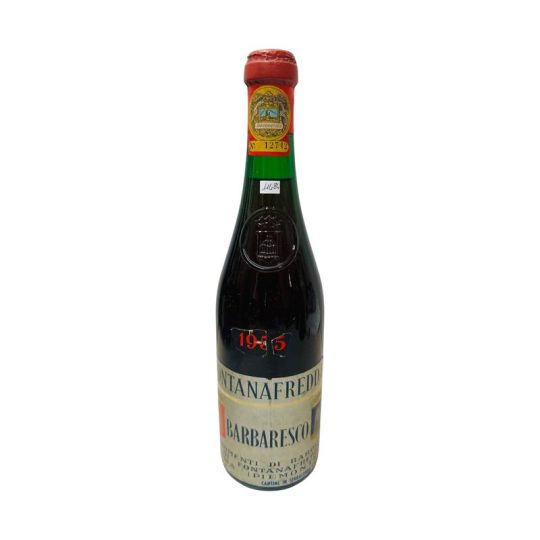 Vintage Bottle - Fontanafredda Barbaresco 1955 0,72 lt. CLEAR COLOR e RUINED LABEL - COD. 11484 - Enoteca Bevi Bene
