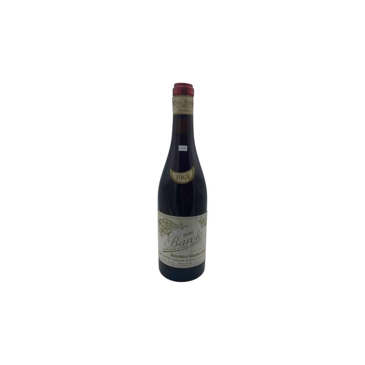 Vintage Bottle - Mascarello Giuseppe Barolo DOC 1962 0,70 lt. - COD. 11502