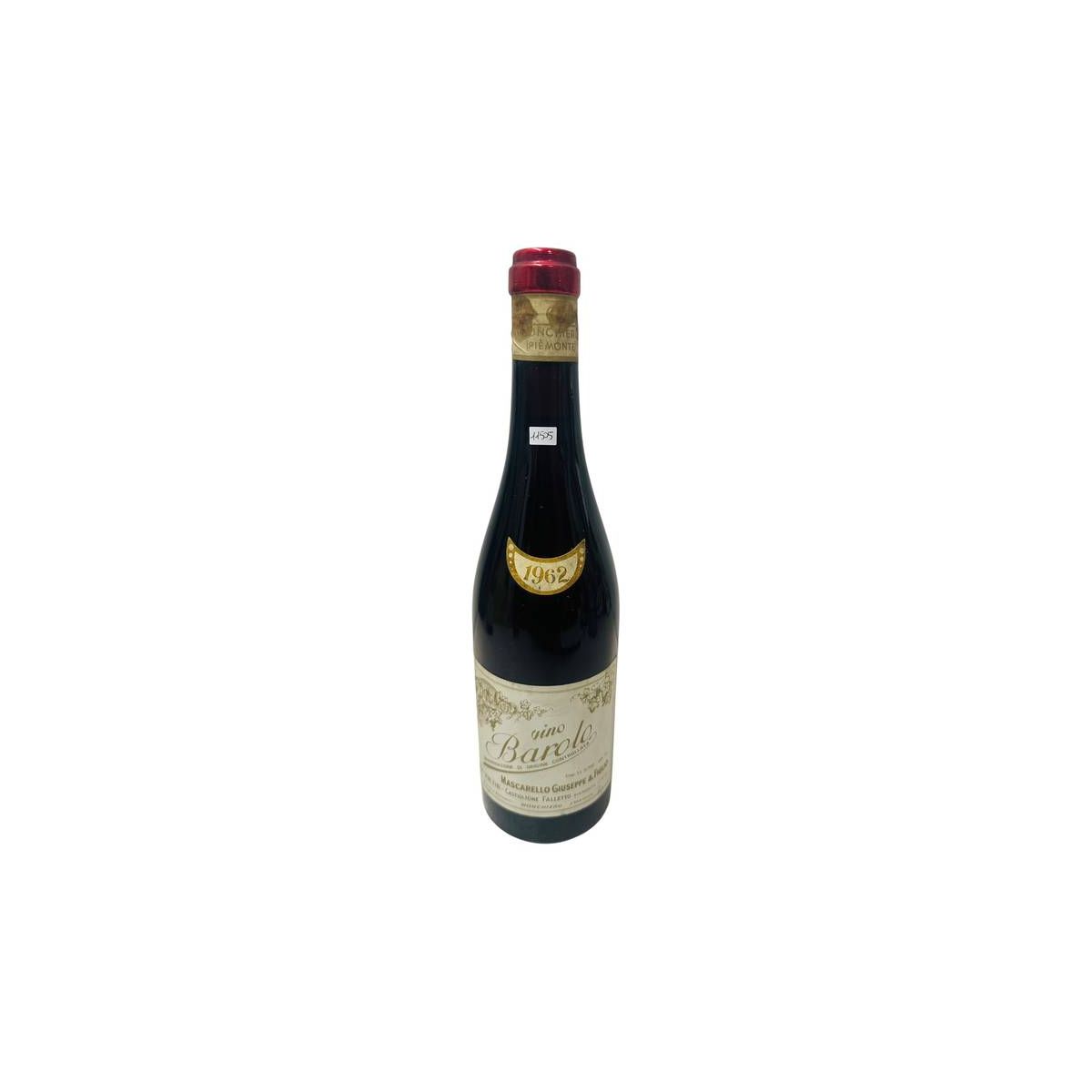Vintage Bottle - Mascarello Giuseppe Barolo DOC 1962 0,70 lt. - COD. 11505 - Enoteca Bevi Bene