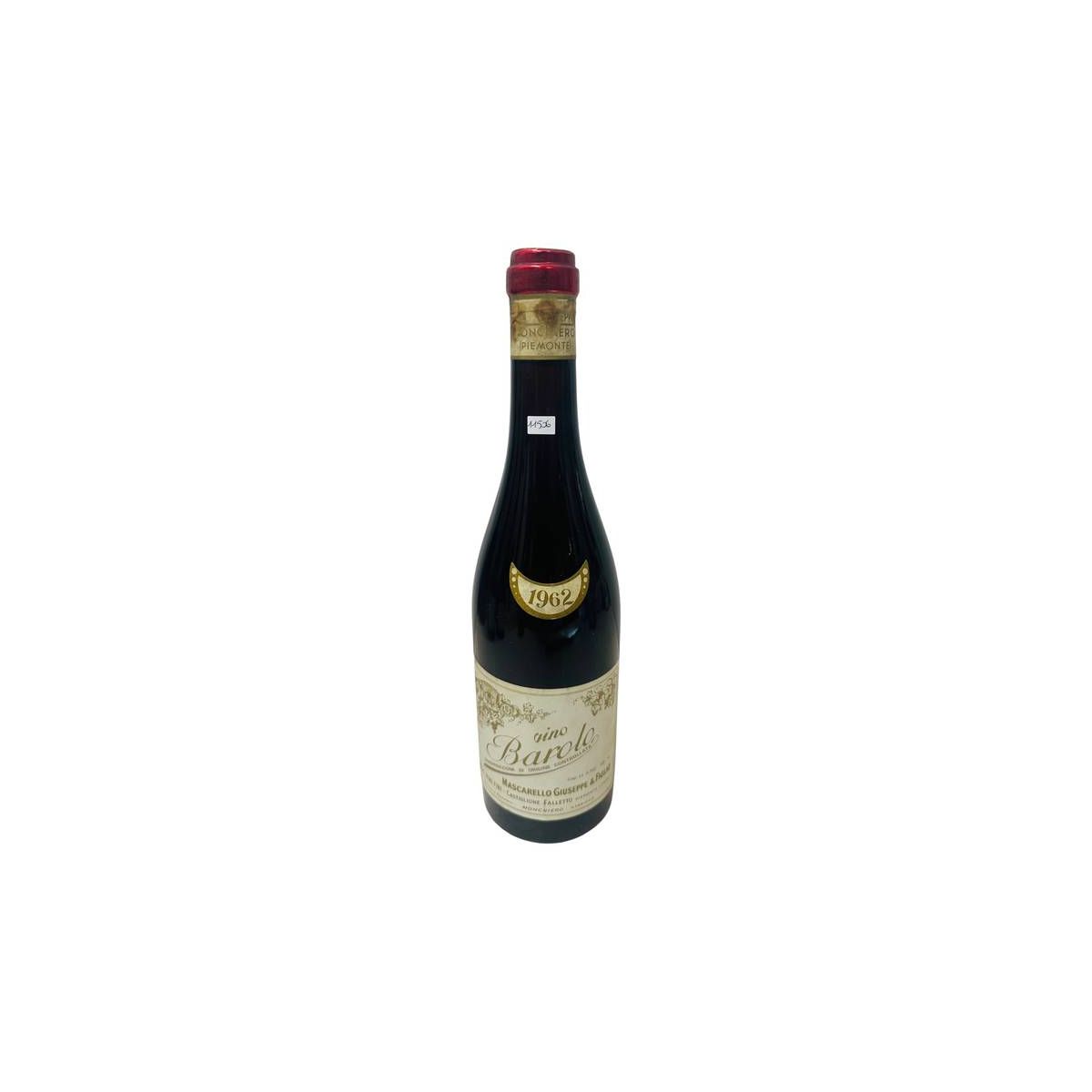 Vintage Bottle - Mascarello Giuseppe Barolo DOC 1962 0,70 lt. - COD. 11506 - Enoteca Bevi Bene