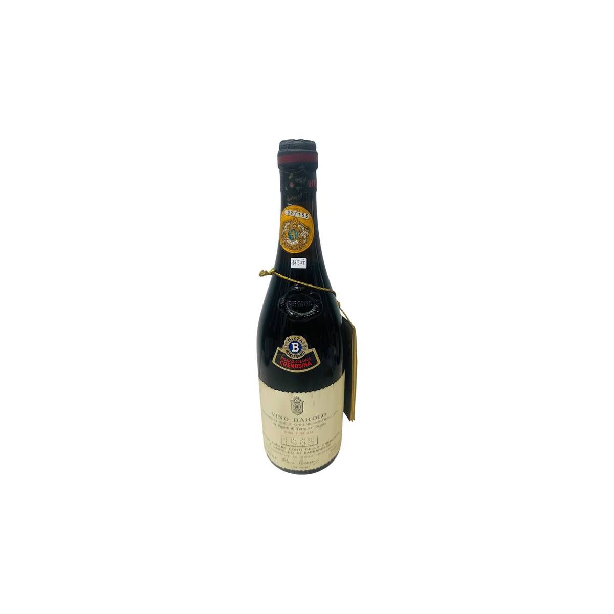 Vintage Bottle - Bersano Barolo DOC 1965 0,72 lt. - COD. 11507 - Enoteca Bevi Bene