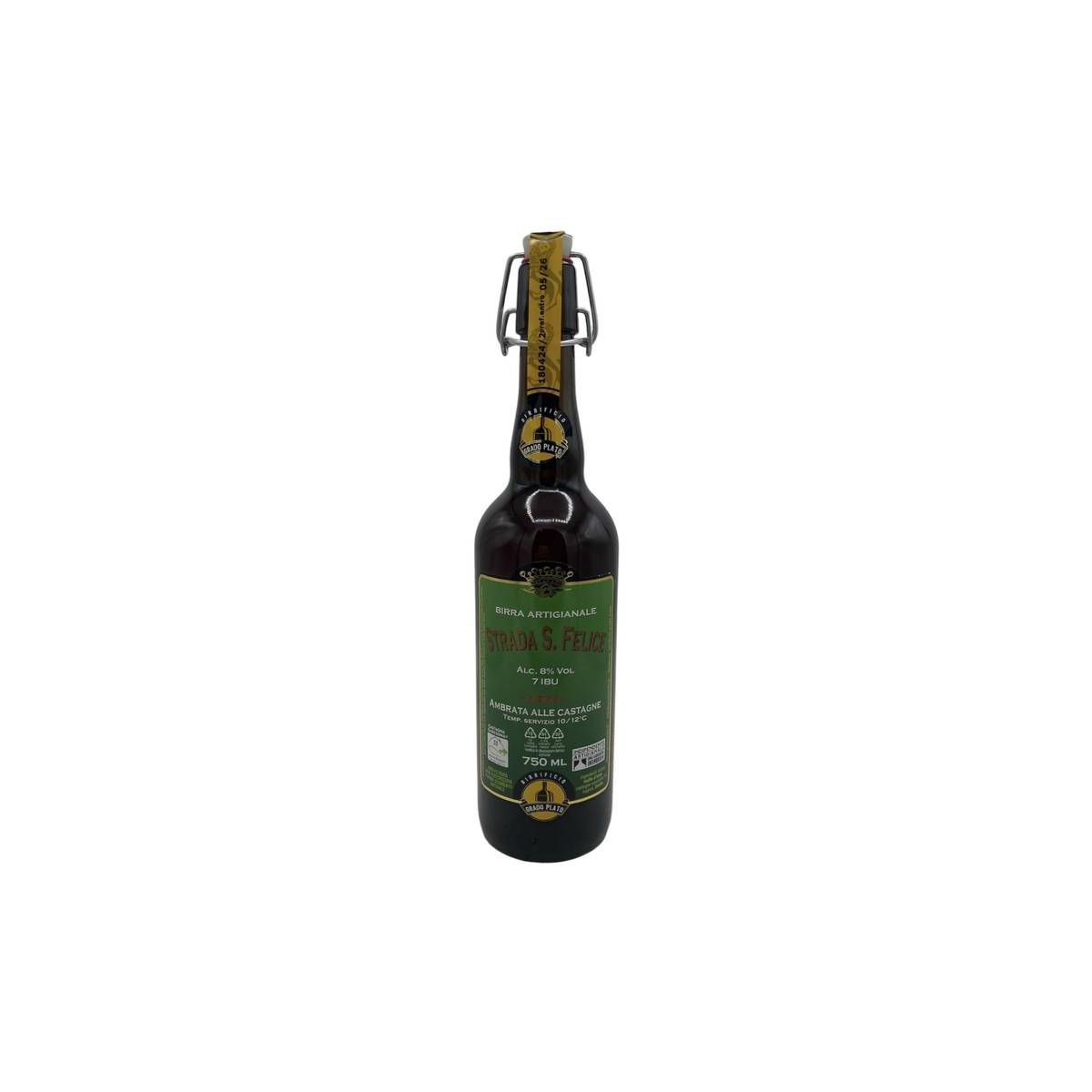 Birrificio Grado Plato - Birra Artigianale Ambrata alle Castagne Strada S.Felice 0,75 lt.
