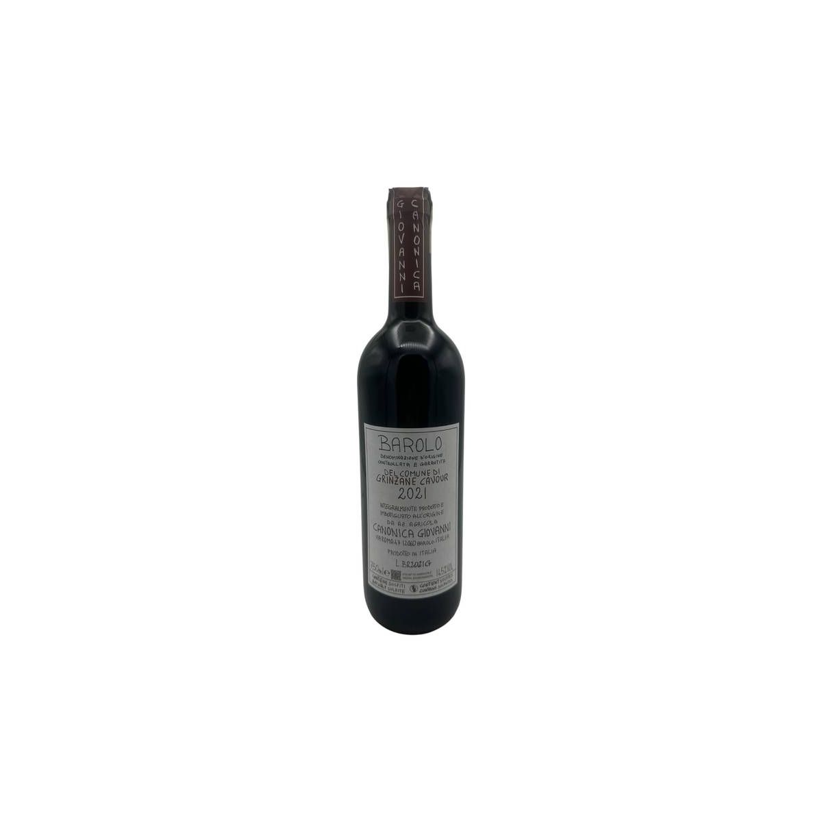 Canonica Giovanni - Barolo DOCG del Comune di Grinzane Cavour 2021 0,75 lt.