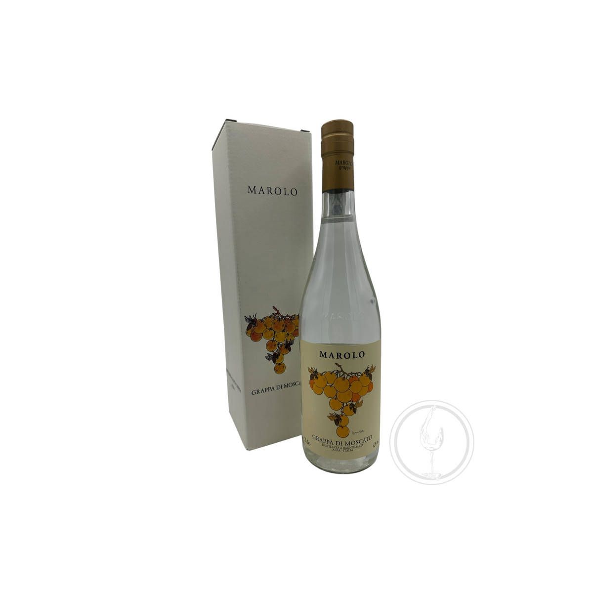 Marolo - Grappa di Moscato distillata a Bagnomaria 2022 0,70 lt. - Enoteca Bevi Bene