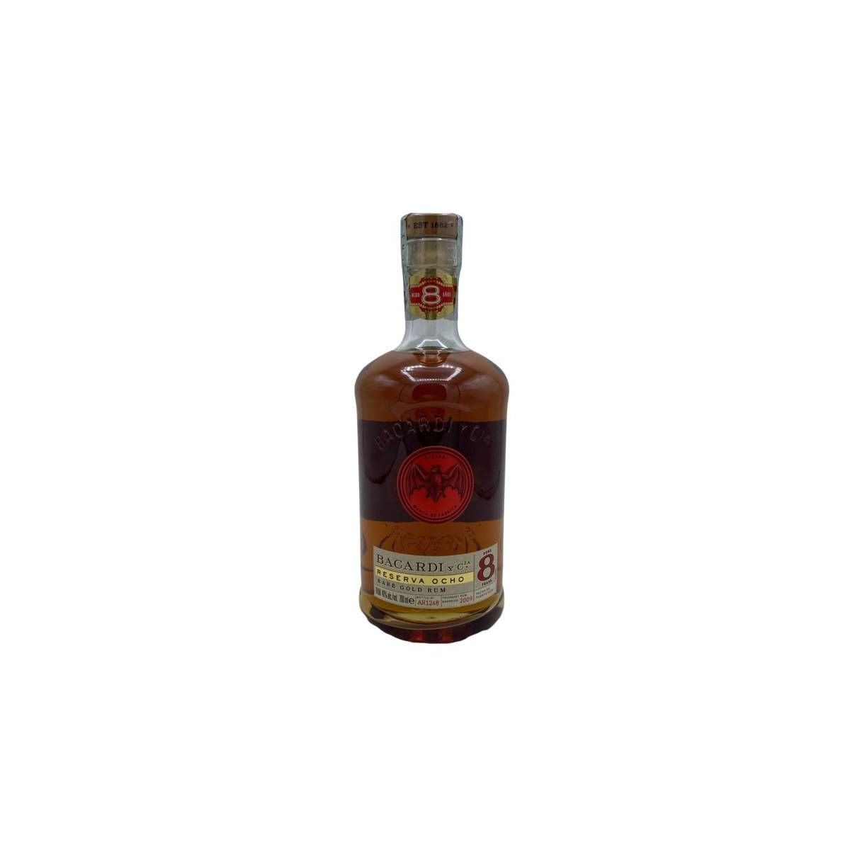 Bacardi - Ron Reserva Ocho Rare Gold Rum 8y 2010 0,70 lt. - Enoteca Bevi Bene
