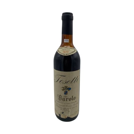 Vintage Bottle - Tosetti Barolo Riserva Speciale DOC Cascina Zoccolaio 1975 0,75 lt. - COD. 11513