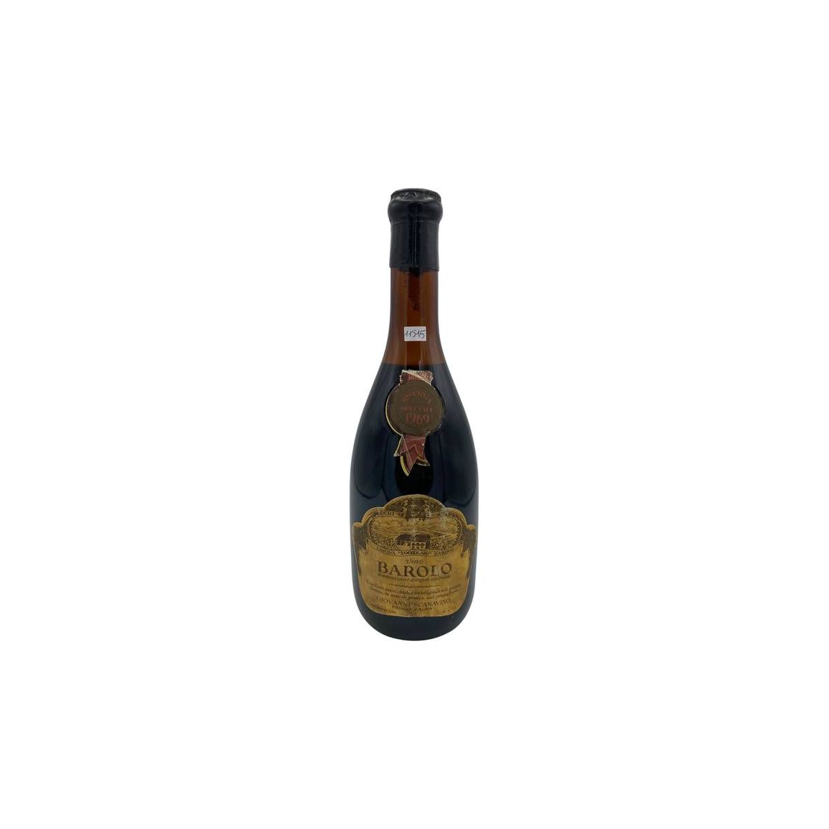 Vintage Bottle - Giovanni Scanavino Barolo Riserva DOC 1969 0,72 lt. - COD. 11515