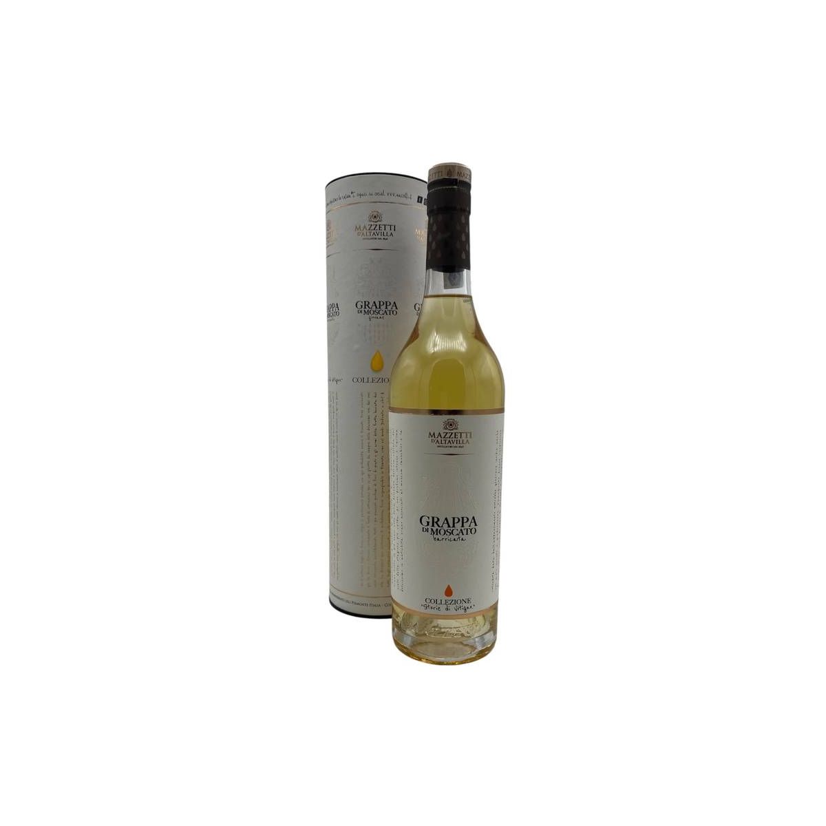 Mazzetti d'Altavilla - Storie di Vitigno Grappa di Moscato Barricata 0,70 lt. + Box
