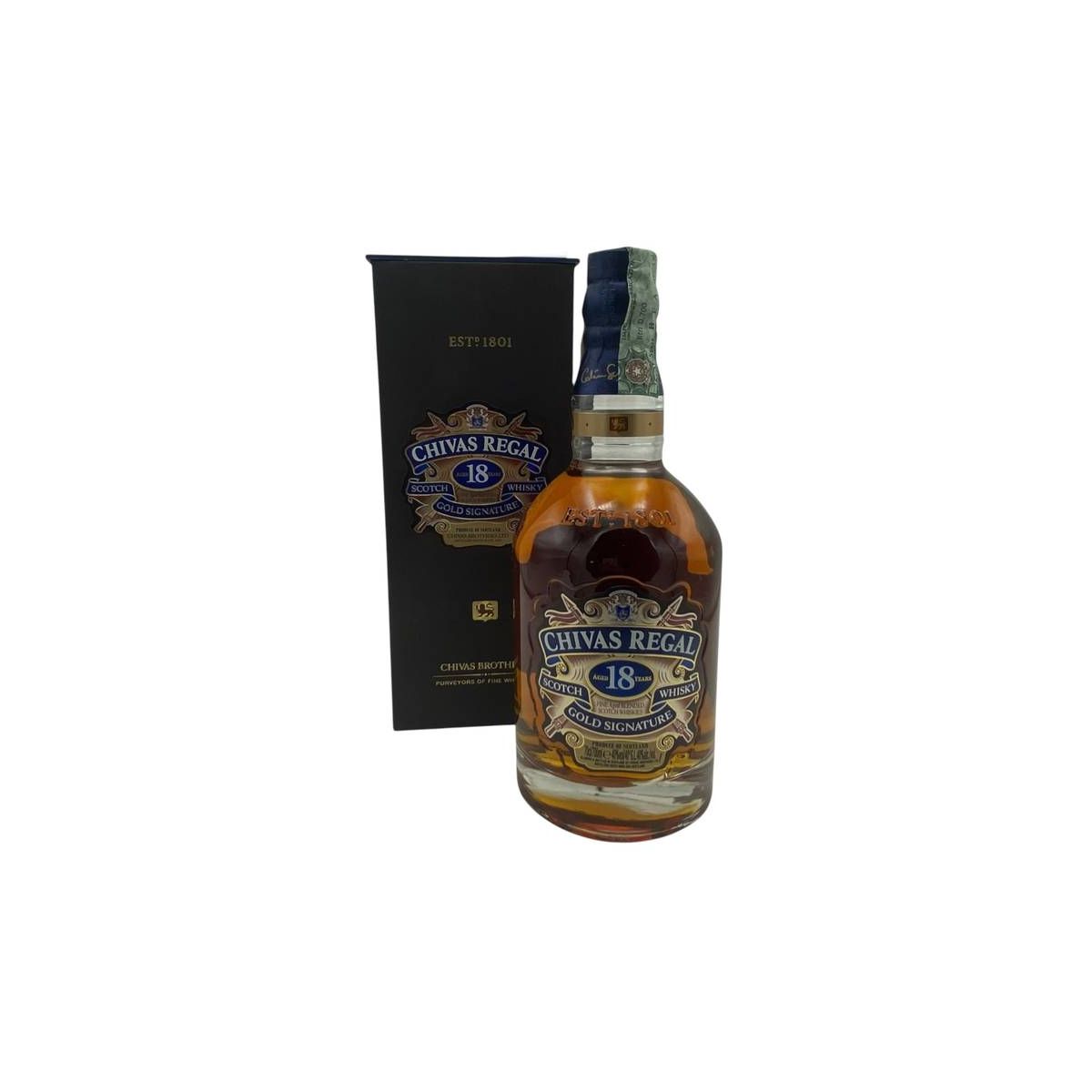 Chivas Regal - Blended Scotch Whisky 18 y Gold Signature 0,70 lt. + Box