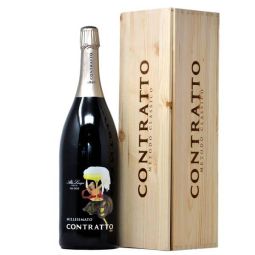 Contratto - Altalanga DOCG 2021 Pas Dosè 3 lt. JEROBOAM + Box Legno - Enoteca Bevi Bene