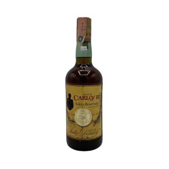 Vintage Bottle - Pedro Domecq Brandy Solera Reservada Carlos III 0,75 lt. - COD. 6088 - Enoteca Bevi Bene