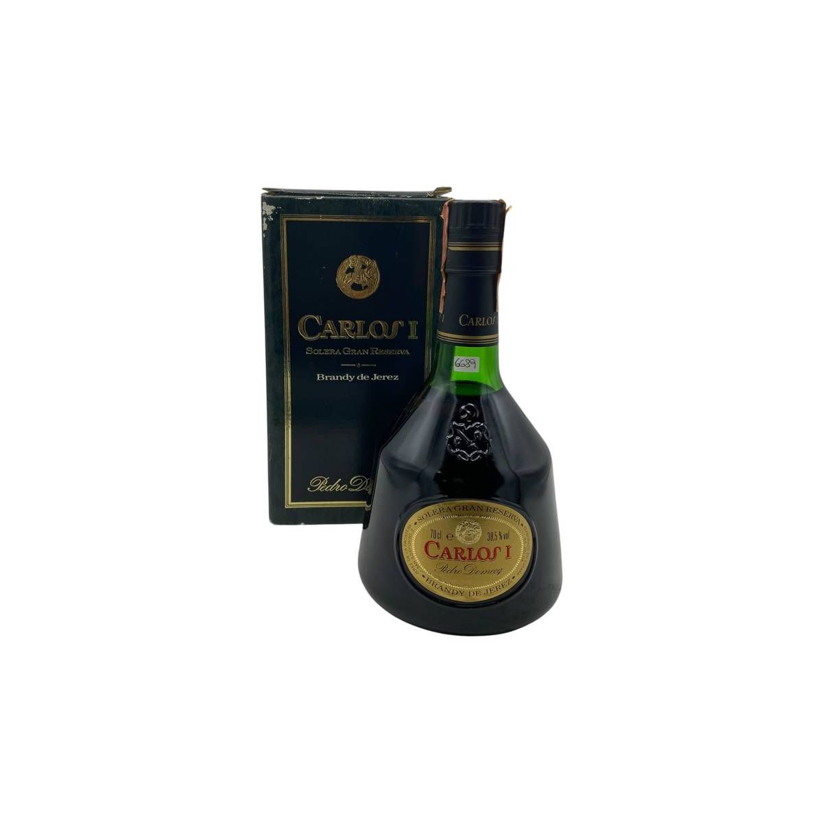 Pedro Domecq - Brandy Solera Gran Reserva Carlos I 0,75 lt. + Box (old version) - COD. 5416 - Enoteca Bevi Bene