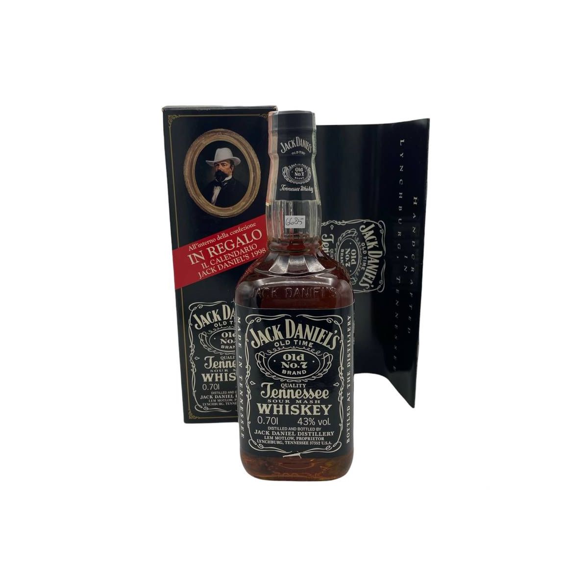 Jack Daniel's - Jack Daniel's Tennessee Sour Mash Whiskey + Calendario 1998 0,70 lt. + Box - COD. 6685