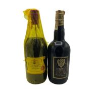 Vintage Bottle - Cardenal Mendoza Brandy Solera Gran Reserva 0,75 lt. + El Cesar Cream Sherry 0,70 lt. (OLD VERSION) + Box Legno - COD. 6688