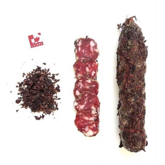 Agrisalumeria Luiset - Salame sotto Vinaccia 400 gr. circa