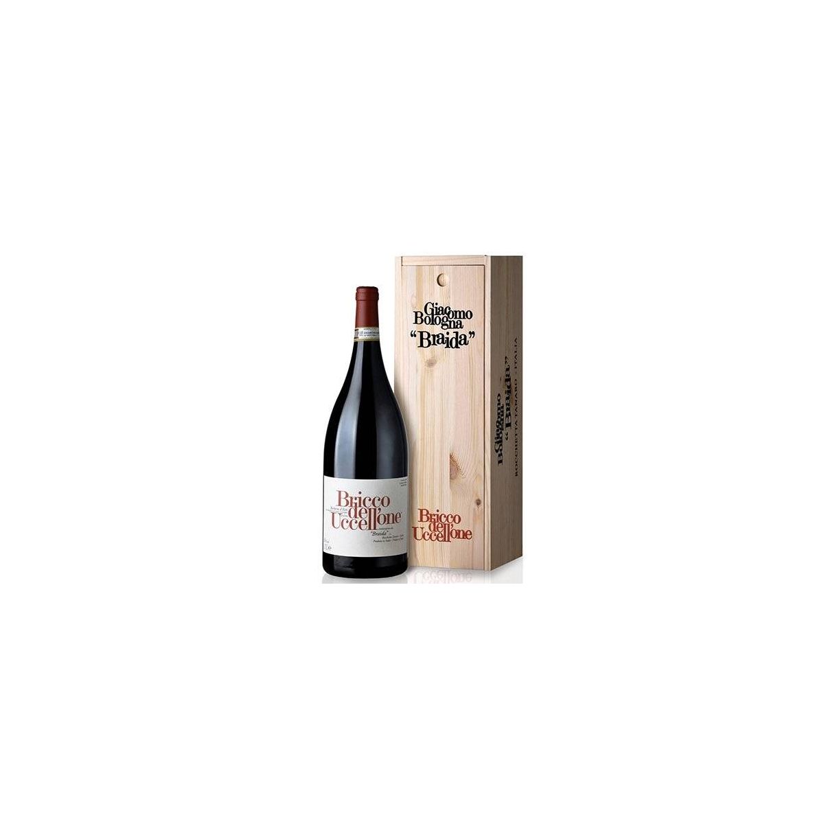 Braida Giacomo Bologna - Barbera d'Asti Superiore DOCG "Bricco dell'Uccellone" 2022 1,5 lt. MAGNUM + Box Legno - Enoteca Bevi Bene