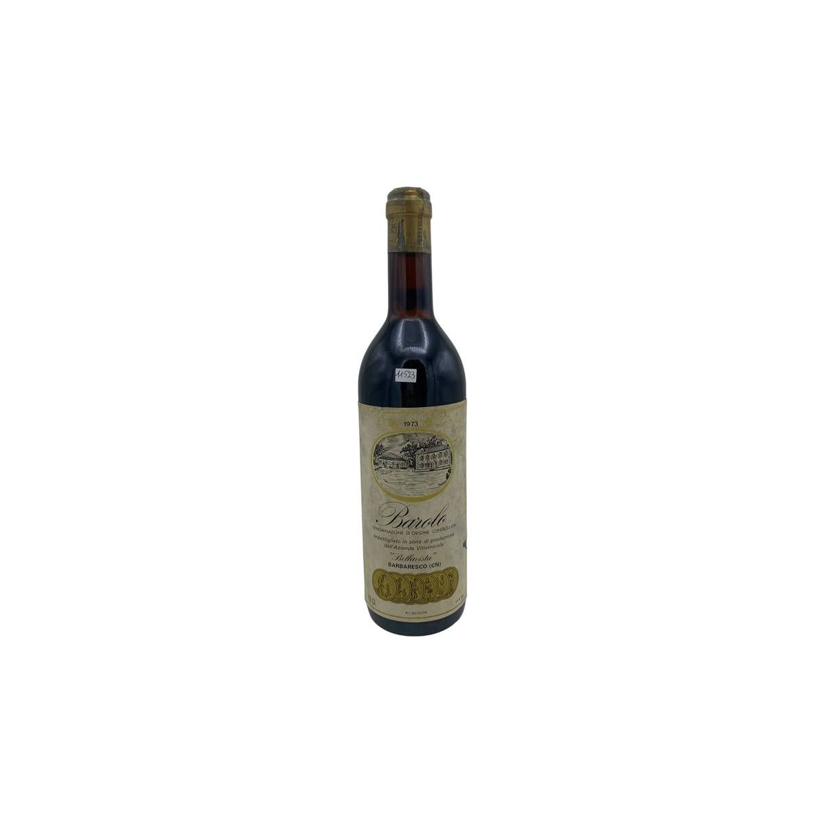 Vintage Bottle - Az. Vitivinicola Barbaresco DOC 1973 0,72 lt. CAPSULE PROBLEM - COD. 11523 - Enoteca Bevi Bene