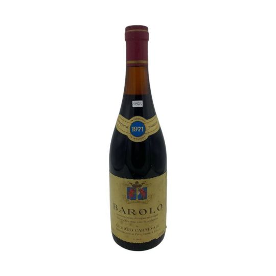 Vintage Bottle - Giorgio Carnevale Barolo DOC 1971 0,72 lt. - COD. 11522