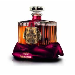 Mazzetti d'Altavilla - Brandy Italiano invecchiato 27 anni con elegante Panno 0,70 lt.