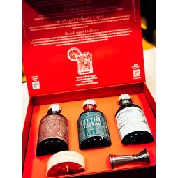 Mazzetti d'Altavilla - Kit degustazione "Momento Negroni" con 3 bt da 0,50 lt. + Sitto Bicchieri + Jigger 0,50 lt. - Enoteca Bevi Bene
