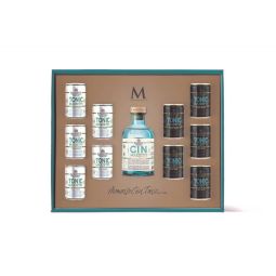 Mazzetti d'Altavilla - Kit Gin Tonic Mazzetti London Dry Gin + 10 Toniche 0,50 lt. + Box - Enoteca Bevi Bene