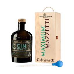 Mazzetti d'Altavilla - London Dry Gin Black Edition 3 lt. JEROBOAM + Box Legno