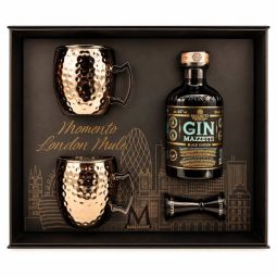 Mazzetti d'Altavilla - Kit Momento London Mule Tasting Experience con Gin Black Edition + 2 Calici London Mule + Jigger