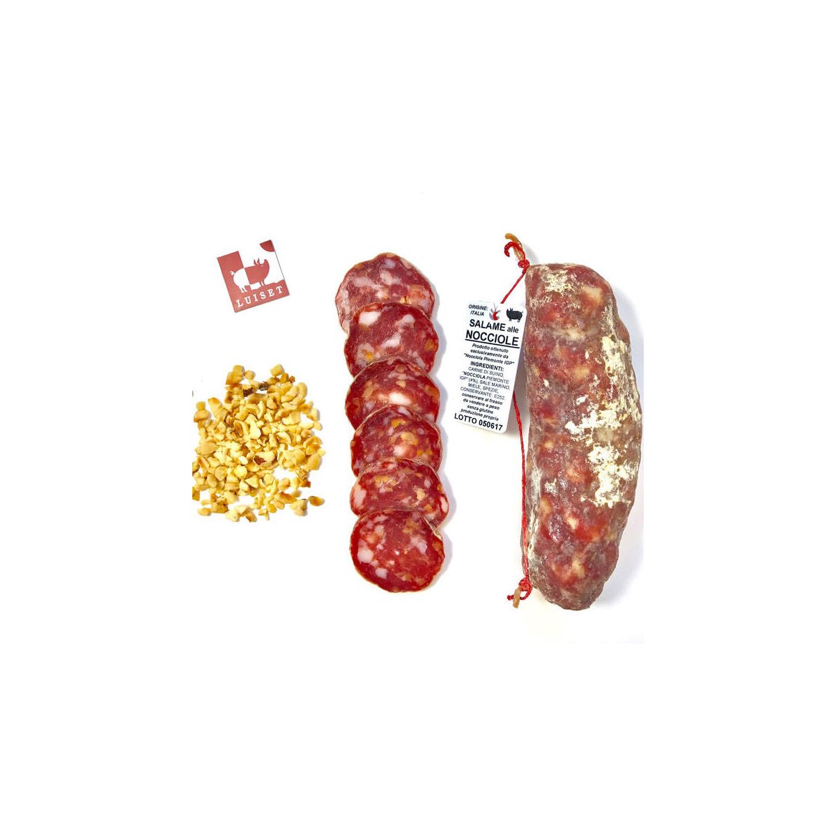 Agrisalumeria Luiset - Salame alla Nocciola 200 gr.