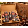 Venchi - Confezione Chocolate e Rhum Experience con Rhum Sao Can Riserva 20 y + Cioccolati Vari + Box Legno