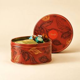 Venchi - Cioccolati Assortiti Confezione Autunno in latta 400 gr. - Enoteca Bevi Bene