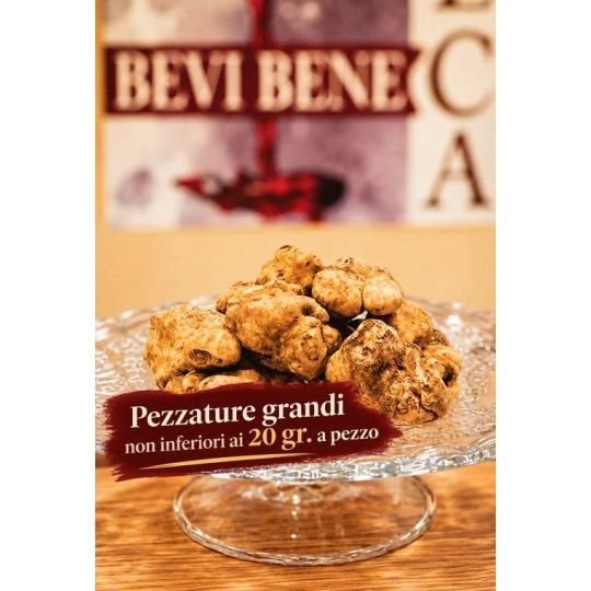 Tartufo Bianco d'Alba Fresco 100 gr Pezzature Grandi - Enoteca Bevi Bene