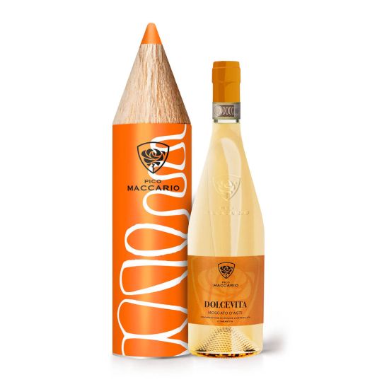 Pico Maccario - Moscato d'Asti DOCG Dolcevita + Box La Matita 2023 0,75 lt.