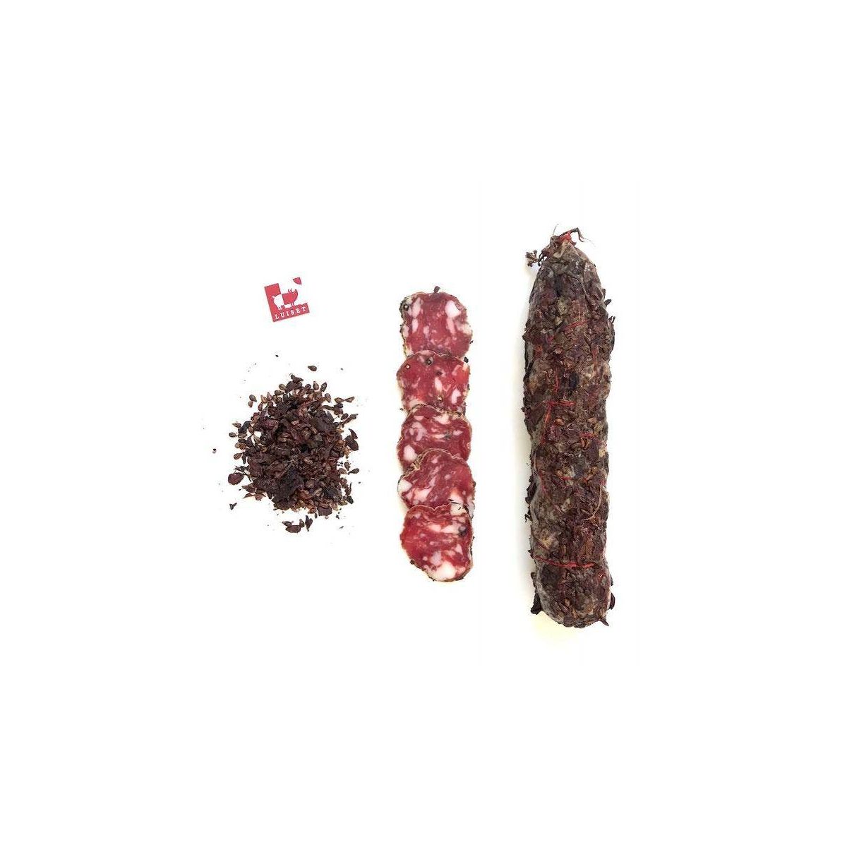Agrisalumeria Luiset - Salame sotto Vinaccia 400 gr. circa