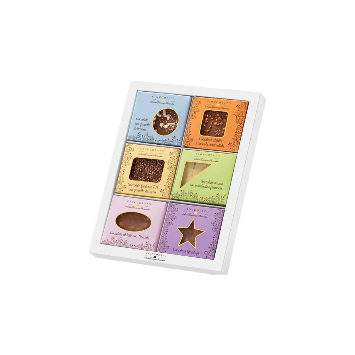Antica Torroneria Piemontese - Tavolette di Cioccolato Maxi Degustazione 240 gr.