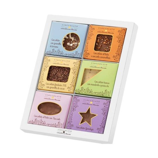 Antica Torroneria Piemontese - Tavolette di Cioccolato Maxi Degustazione 240 gr. - Enoteca Bevi Bene