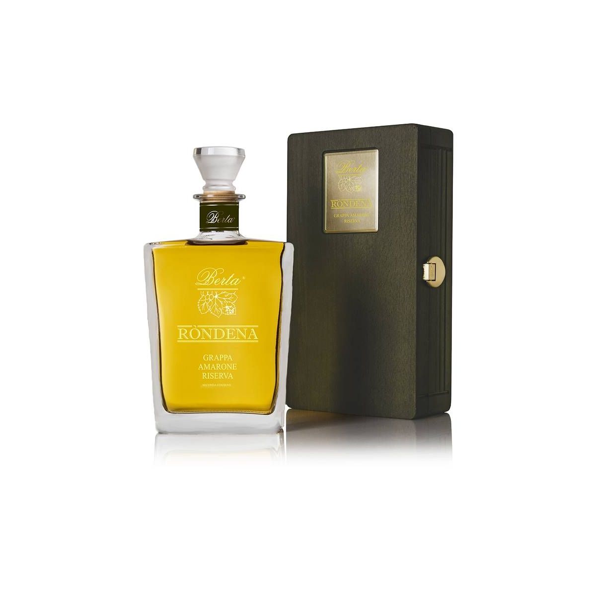 Berta - Linea Riserve Grappa di Amarone Rondena 0,70 lt. + Box Legno