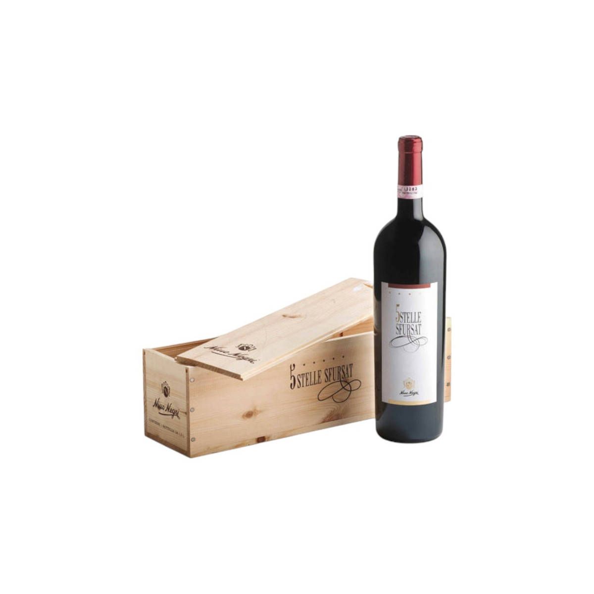 Nino Negri - Sforzato di Valtellina DOCG "5 Stelle Sfursat" 2021 1,5 lt. MAGNUM + Box Legno - Enoteca Bevi Bene